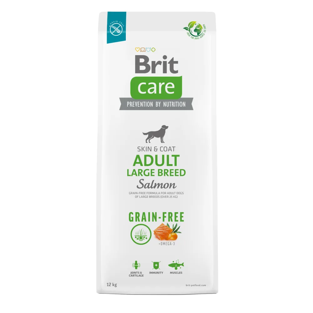 BRIT CARE Dog Grain Free Adult Large Breed Salmon