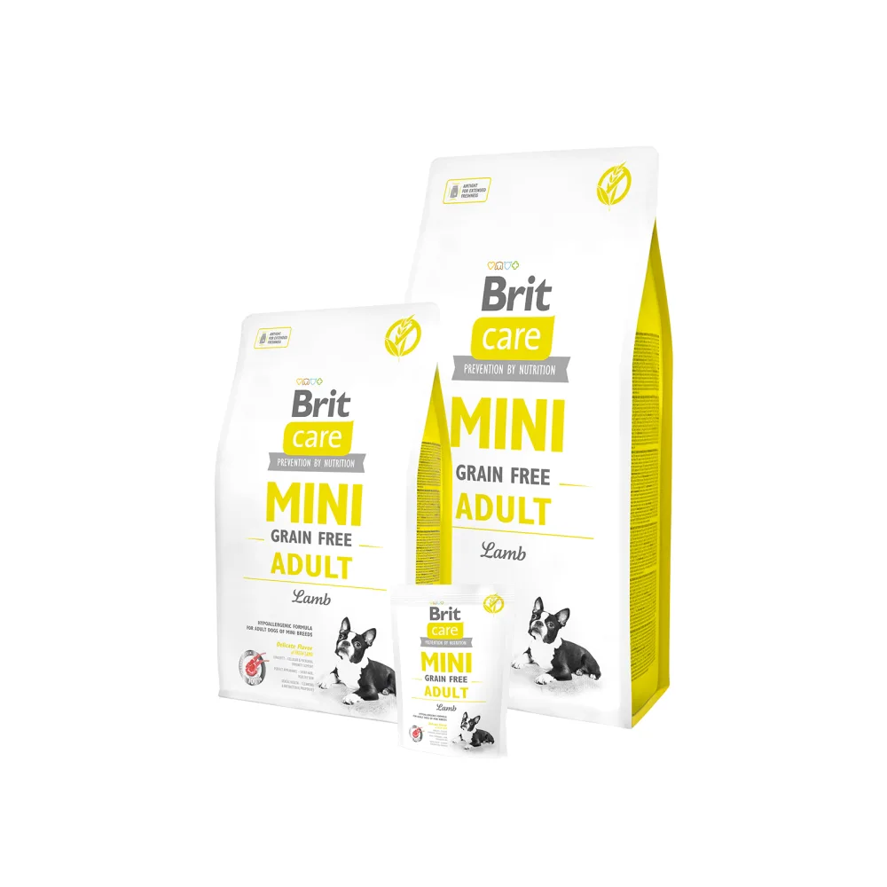 BRIT CARE Dog Grain Free Adult Mini Lamb