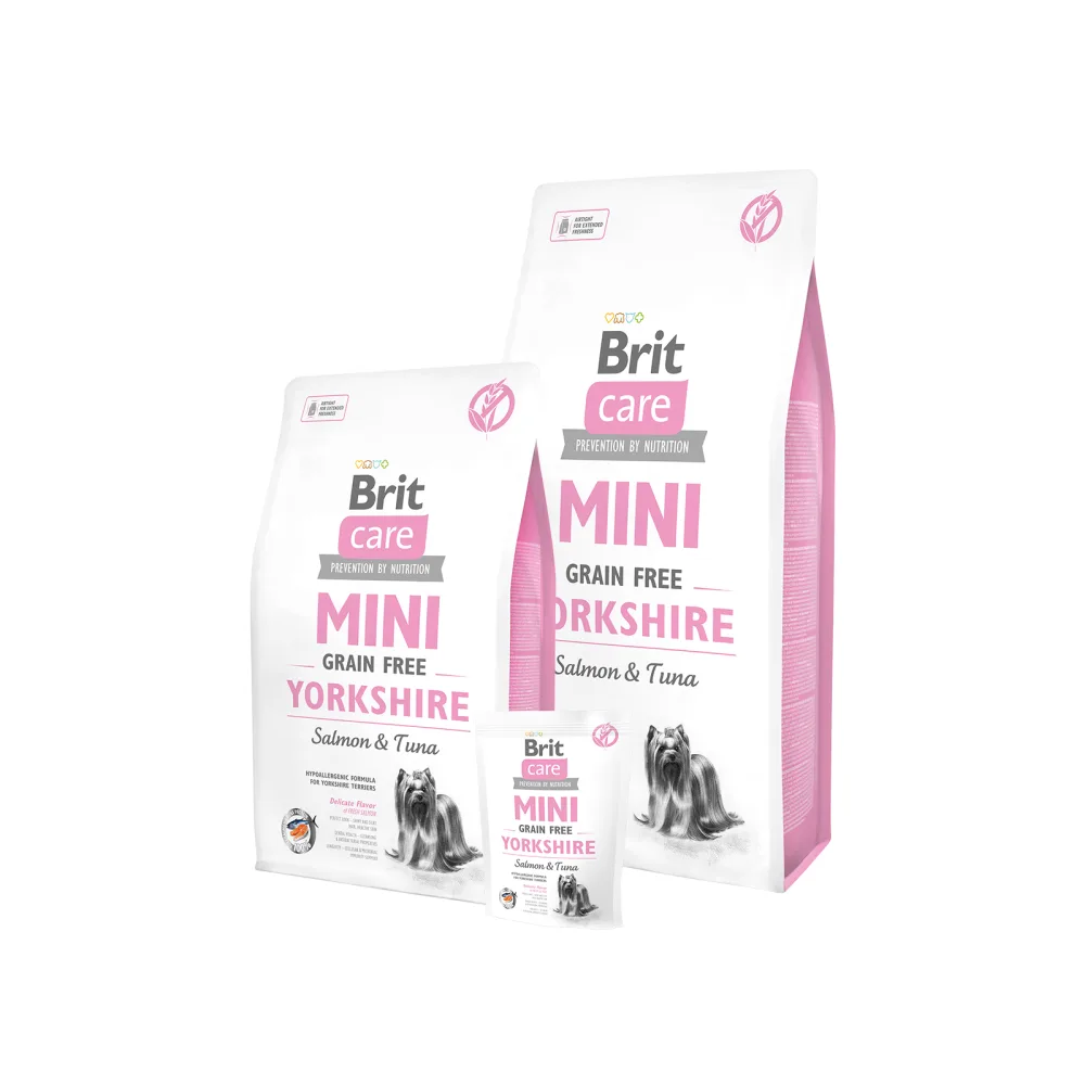 BRIT CARE Dog Grain Free Adult Mini Yorkshire Salmon & Tuna