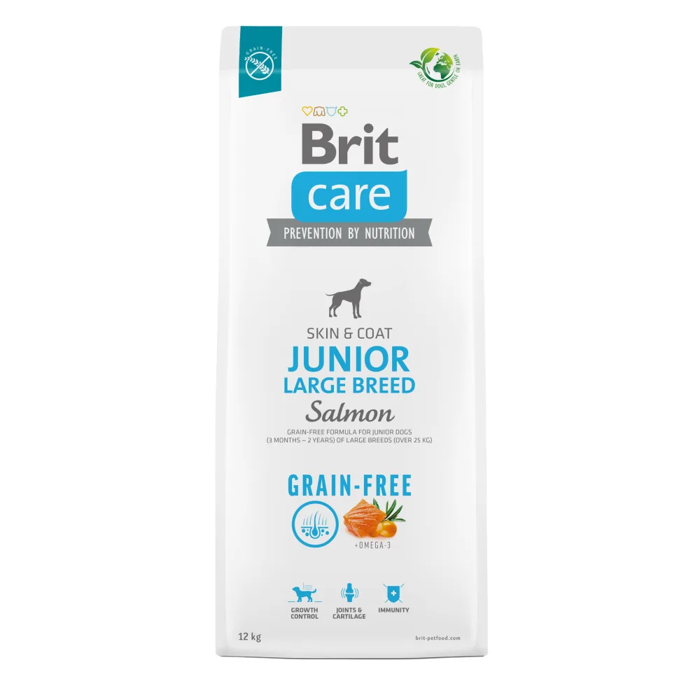 BRIT CARE Dog Grain Free Junior Large Breed Salmon