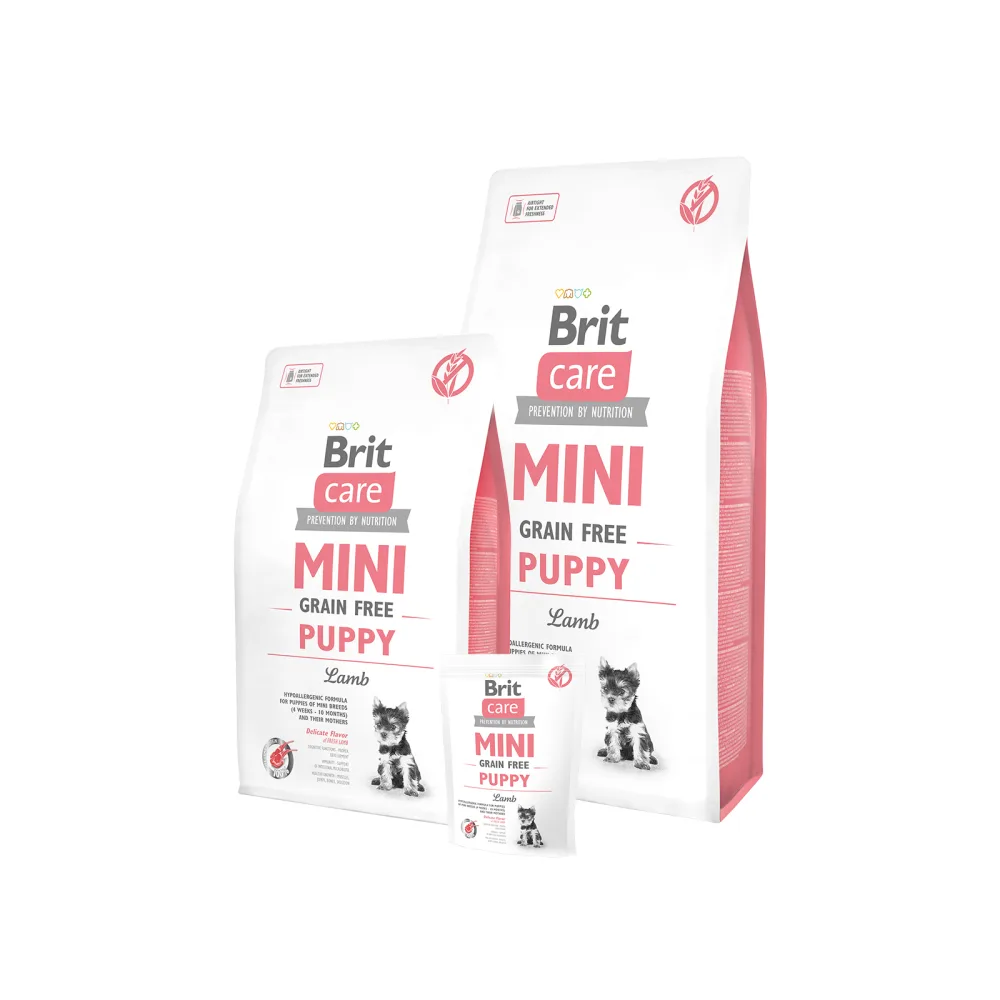 BRIT CARE Dog Grain Free Puppy Mini Lamb