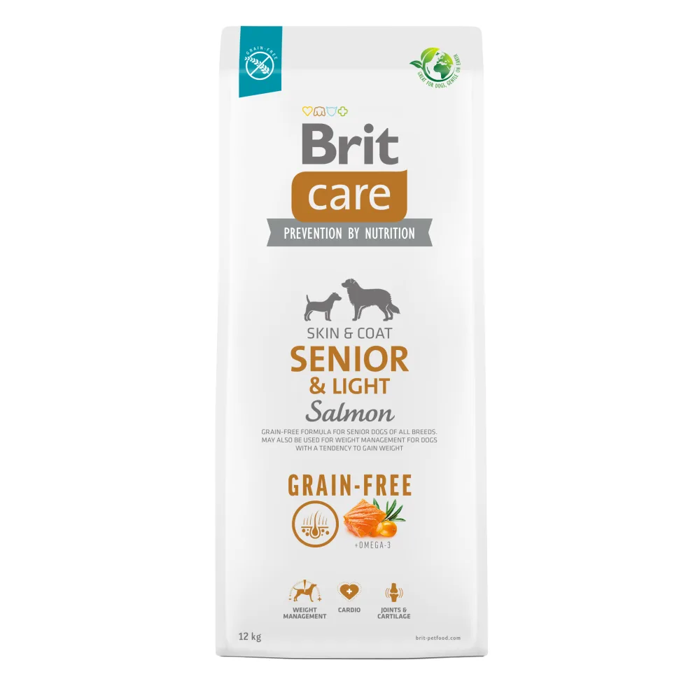 BRIT CARE Dog Grain Free Senior & Light Salmon