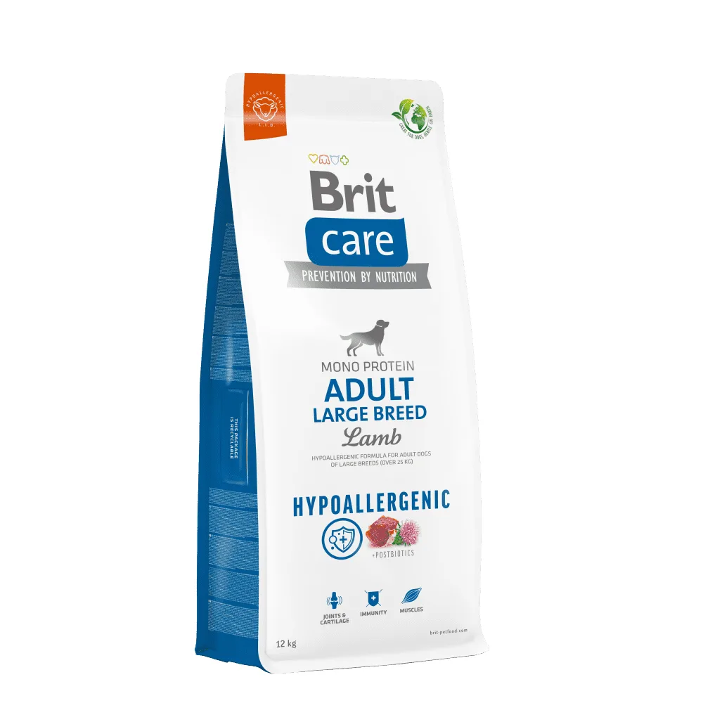 BRIT CARE Dog Hypoallergenic Adult Large Breed Lamb
