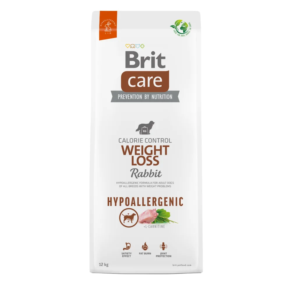 BRIT CARE Dog Hypoallergenic Weight Loss Rabbit
