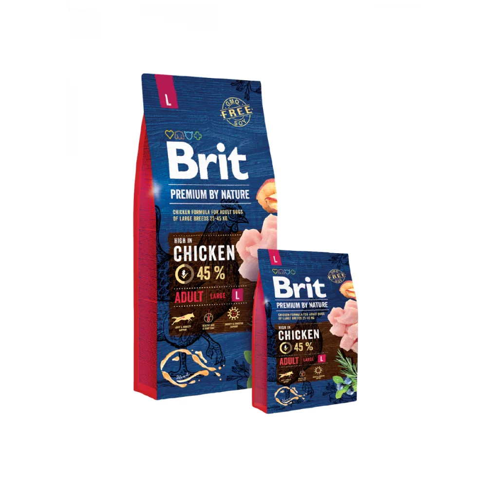 BRIT PREMIUM By Nature Dog Adult Large Chicken