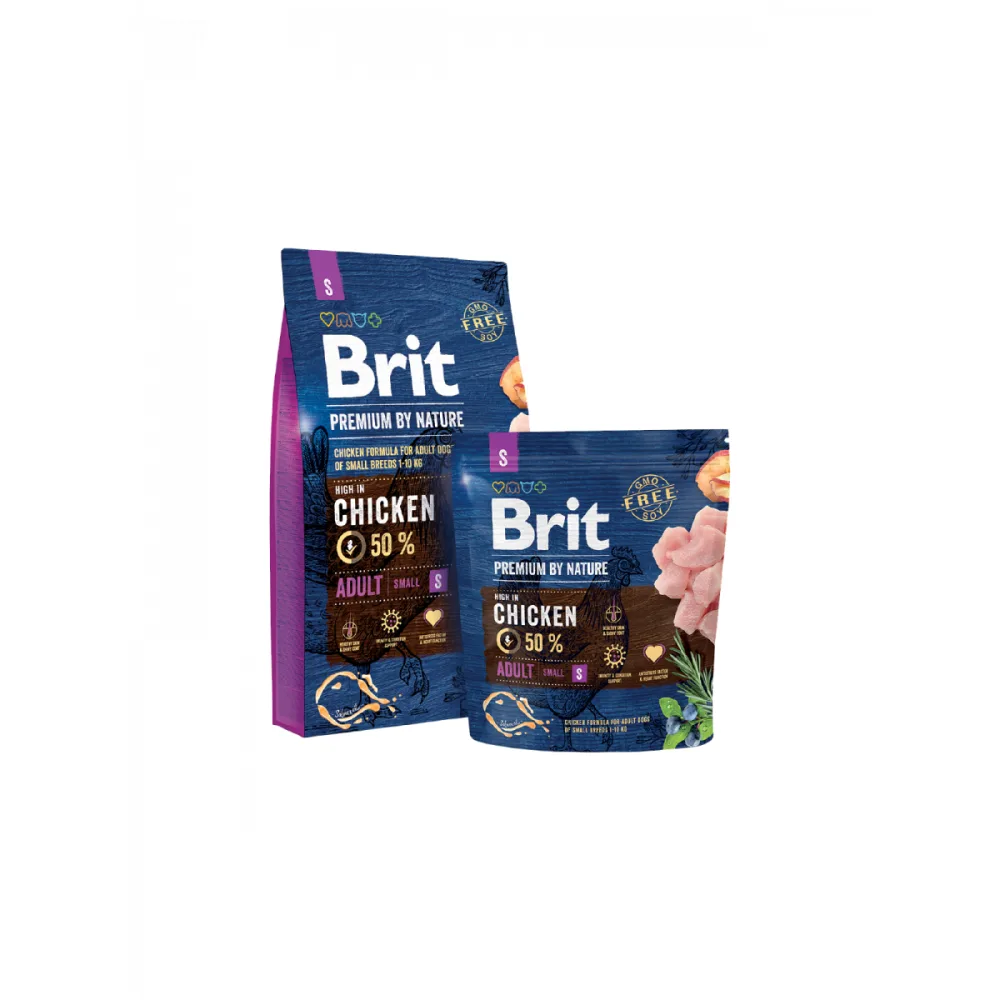 BRIT PREMIUM By Nature Dog Adult Small Chicken
