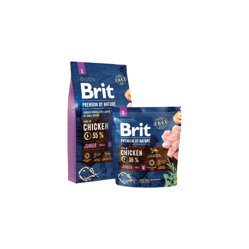 BRIT PREMIUM By Nature Dog Junior Small Chicken