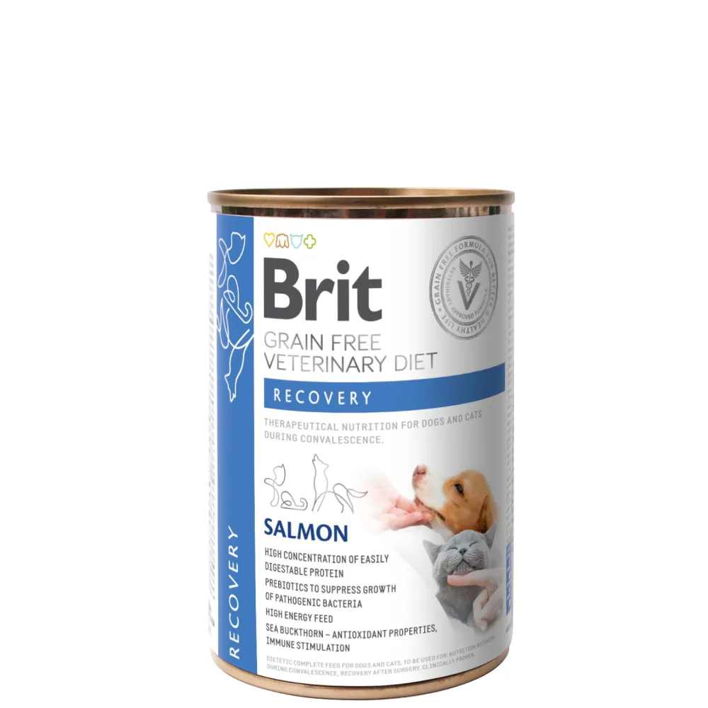 BRIT Veterinary Diet Dog & Cat Grain Free Recovery - Lata