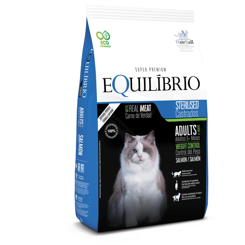 EQUILIBRIO Gato Adulto Salmon (Indoor)
