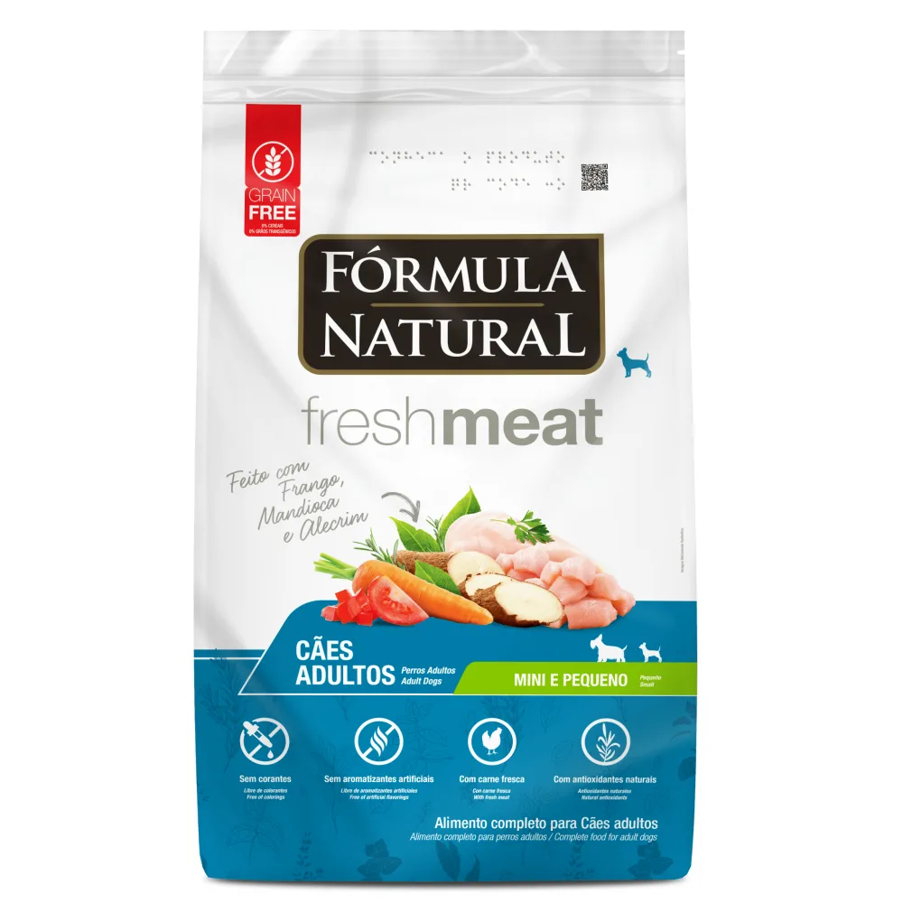 FORMULA NATURAL Fresh Meat Perro Adulto Raza Mini y Pequeña Pollo GF
