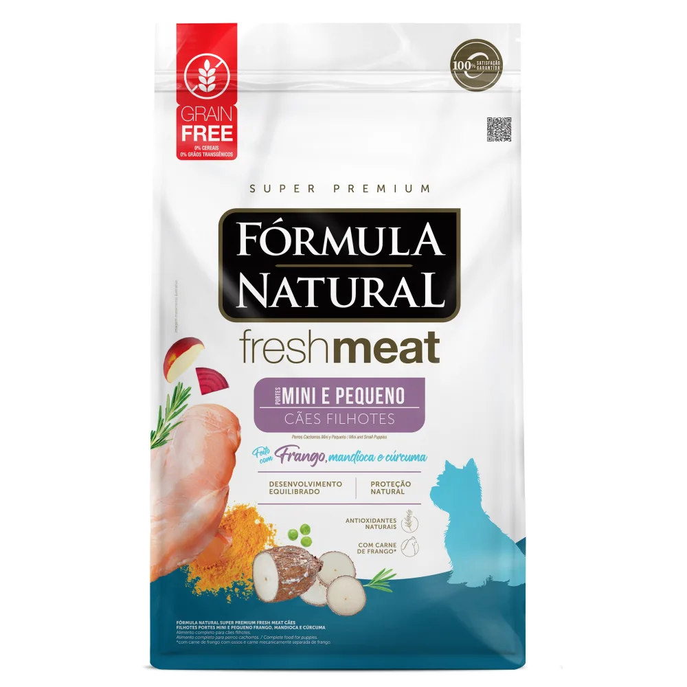 FORMULA NATURAL Fresh Meat Perro Cachorro Raza Mini y Pequeña Pollo GF