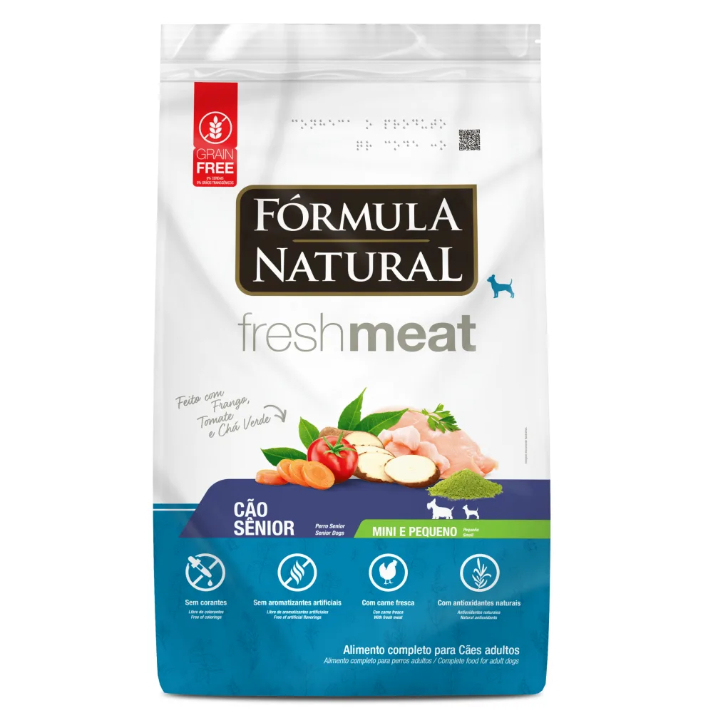 FORMULA NATURAL Fresh Meat Perro Senior Raza Mini y Pequeña Pollo GF
