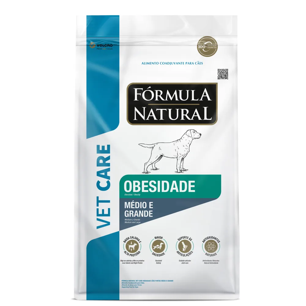 FORMULA NATURAL Vet Care Perro Raza Mediana y Grande Obesidad