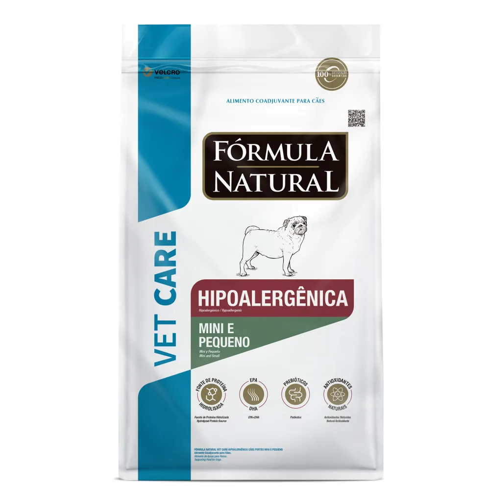 FORMULA NATURAL Vet Care Perro Raza Mini y Pequeña Hipoalergenica