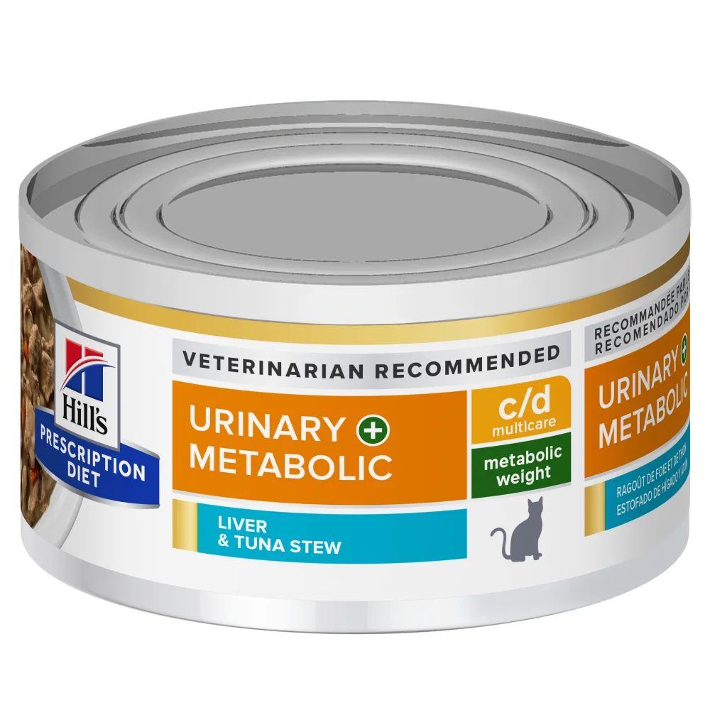HILL'S PD Feline Urinary + Metabolic C/D Multicare - Lata