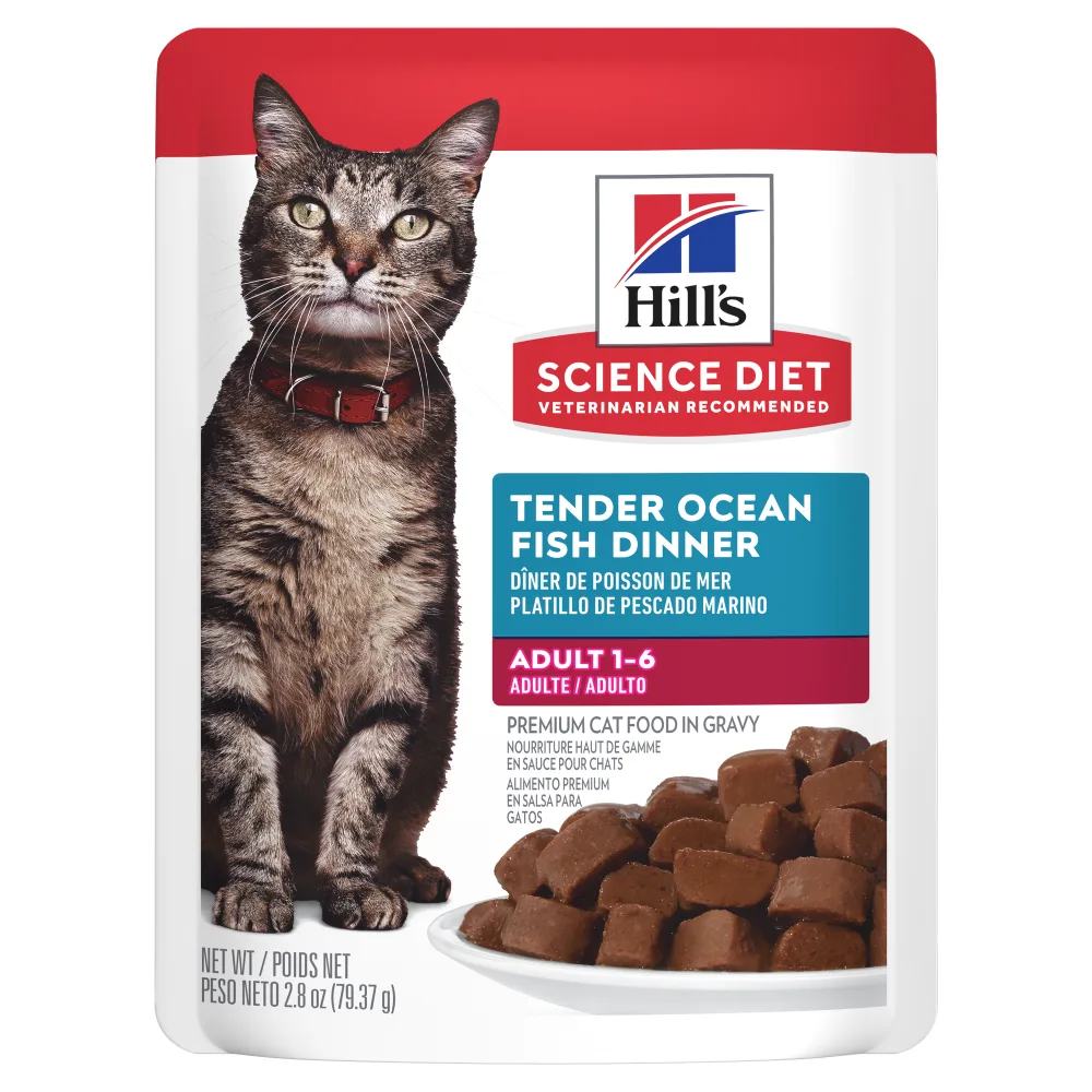 HILL'S SD Feline Adult Ocean Fish Tender Dinner - Pouch