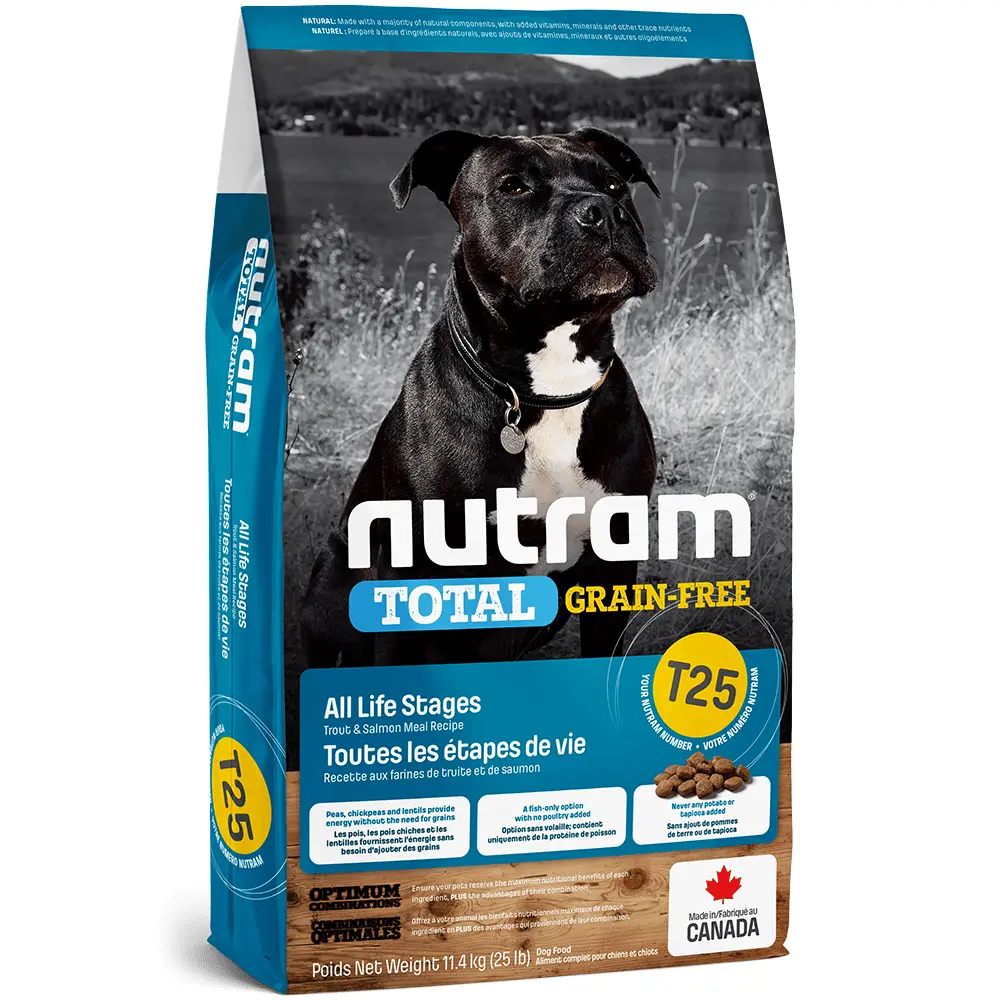 NUTRAM Dog T25 Total Grain Free Salmon & Trout