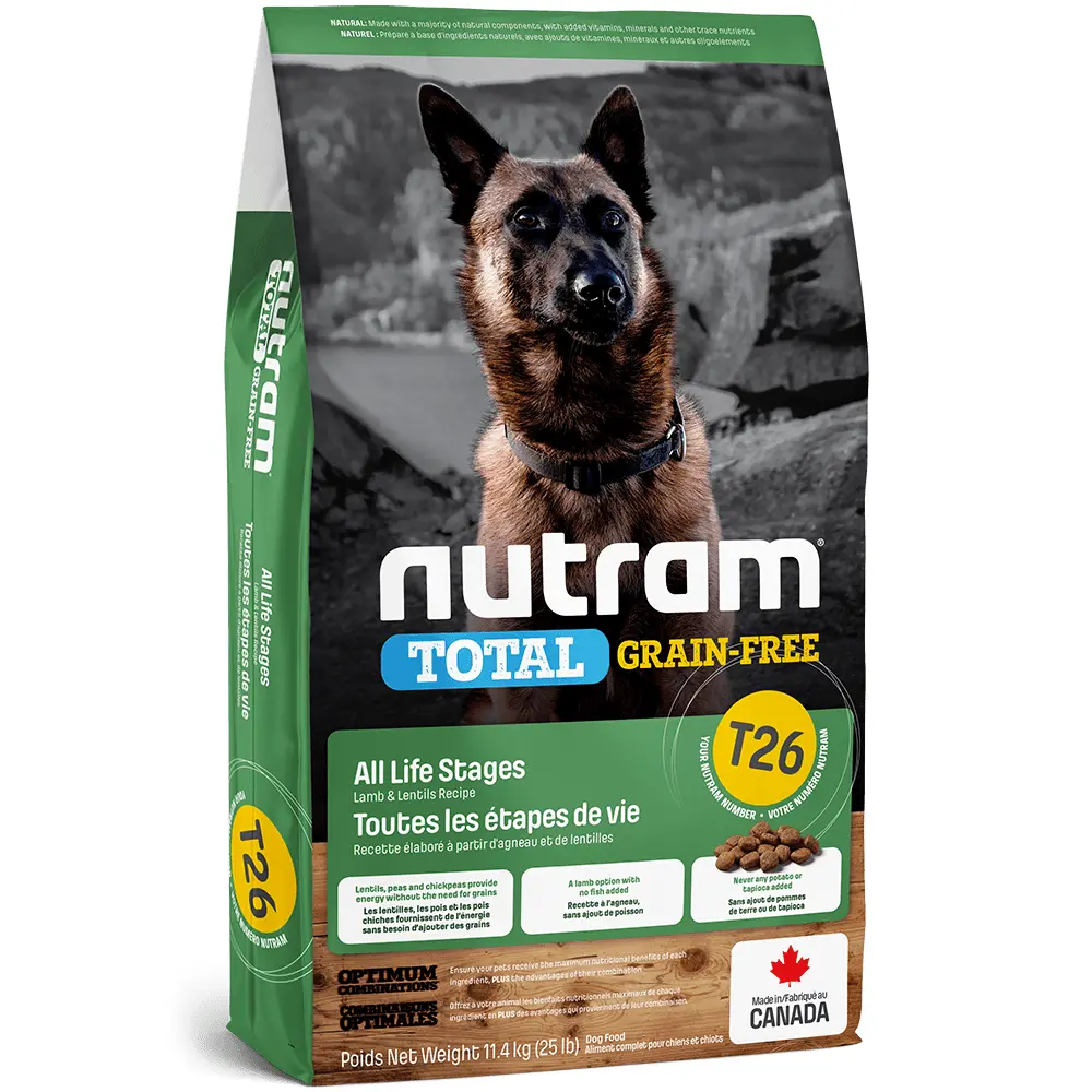 NUTRAM Dog T26 Total Grain Free Allergy Lamb