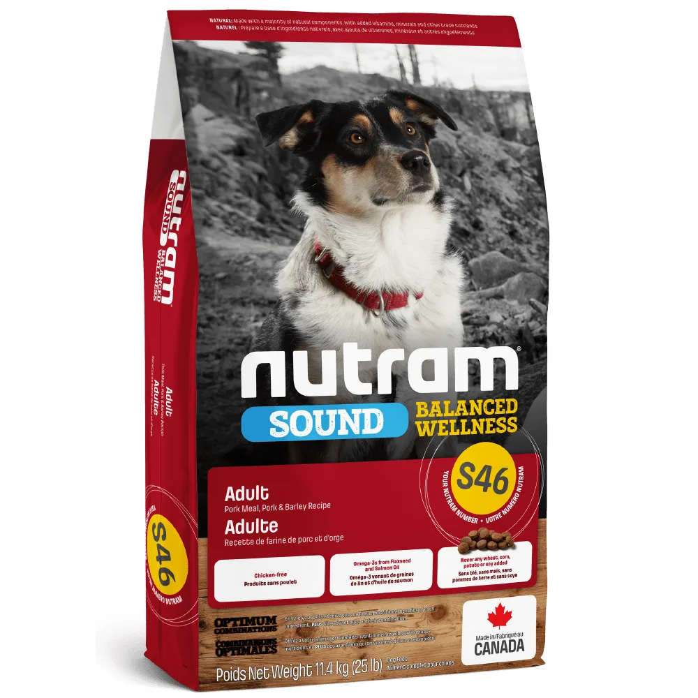 NUTRAM S46 Sound Balanced Wellness Adult Pork