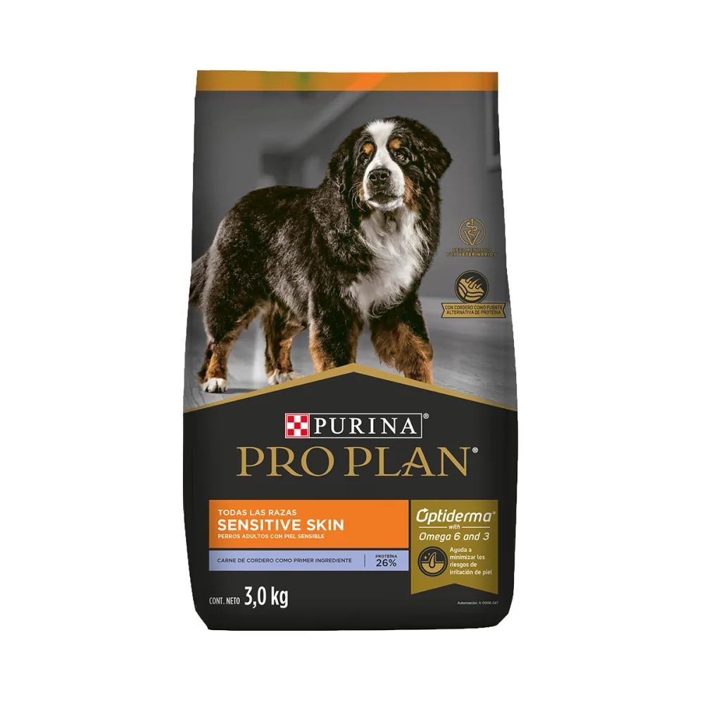 PRO PLAN Sensitive Skin Perro Adulto Todas las Razas (Cordero)