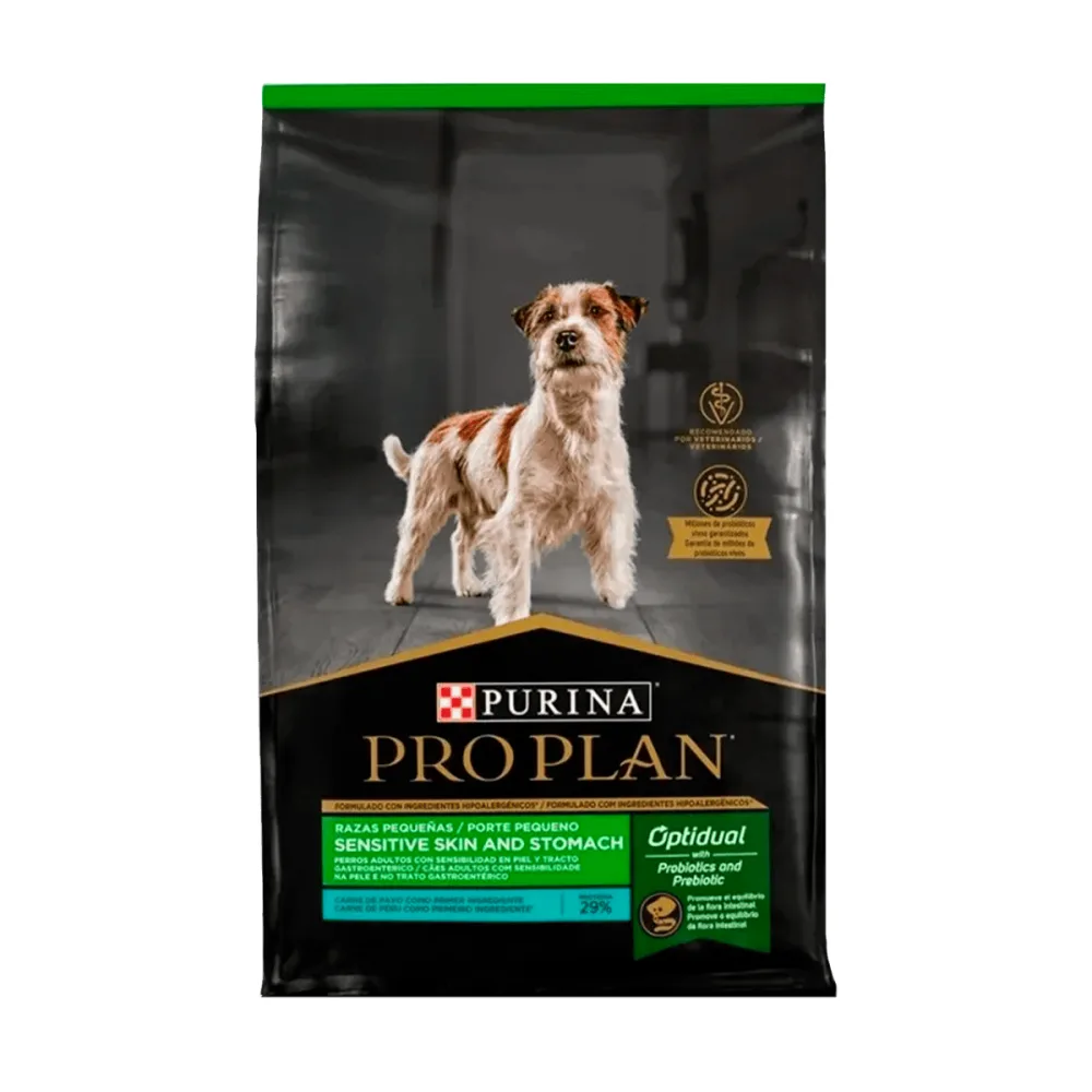 PRO PLAN Sensitive Skin & Stomach Perro Razas Pequenas