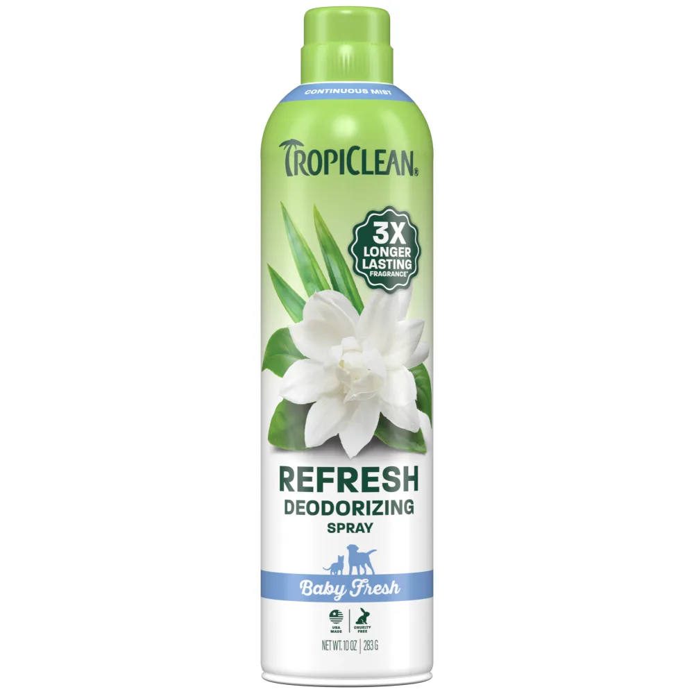 TROPICLEAN Deodorizante Baby Powder Spray