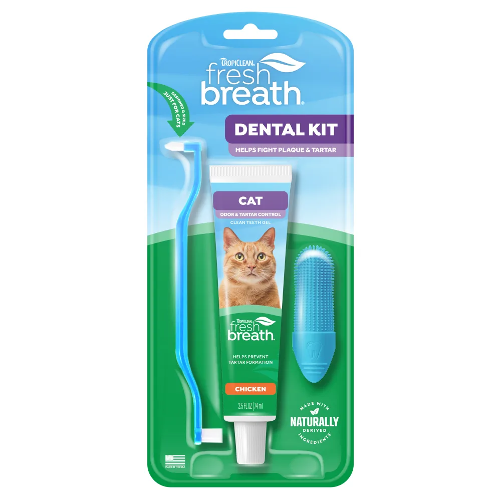 TROPICLEAN Kit Dental para Gatos