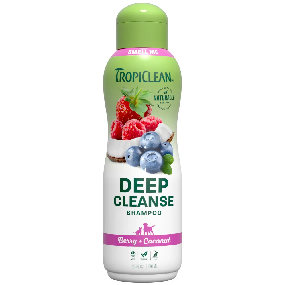 TROPICLEAN Shampoo Berry & Coconut para Perros y Gatos