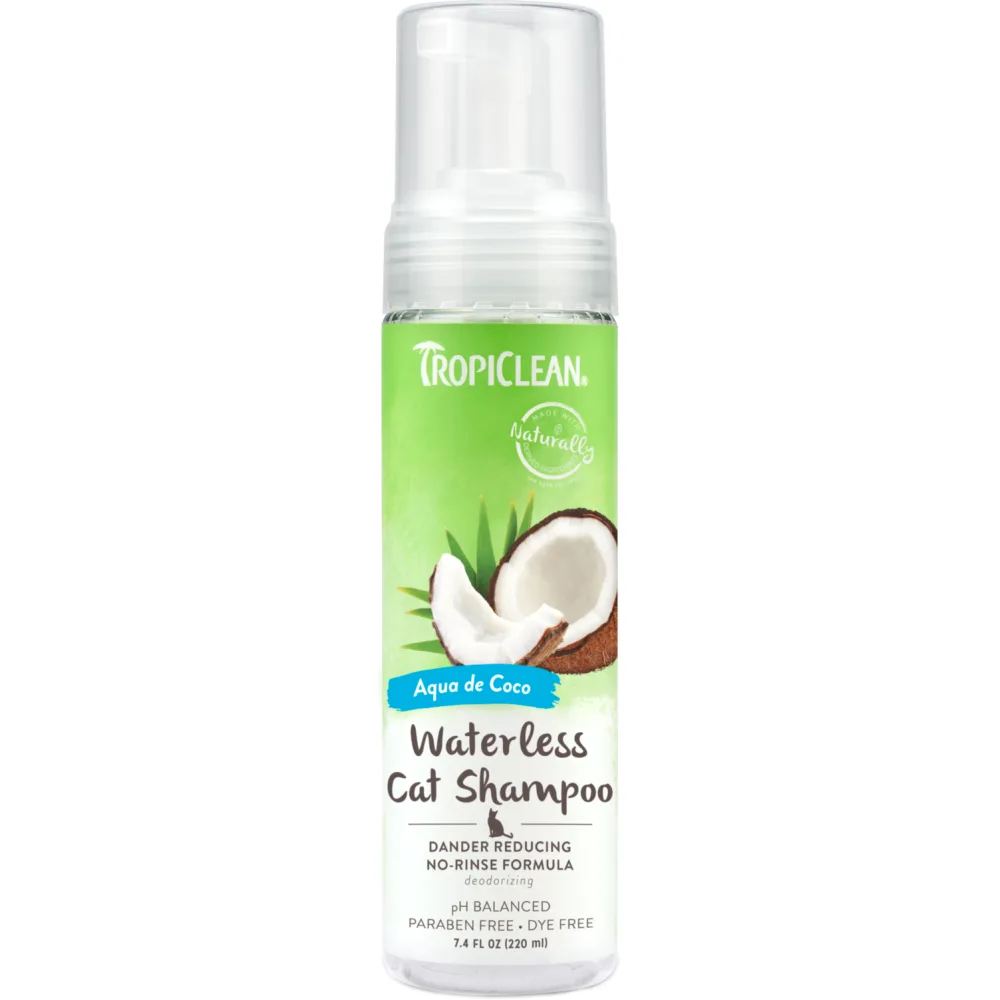 TROPICLEAN Shampoo Seco para Gatos